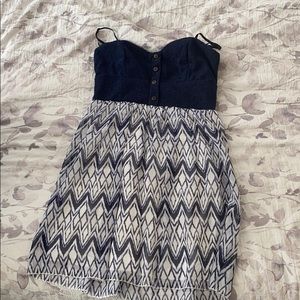 Navy blue worn once dress